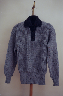 Placket Pullover Sweater