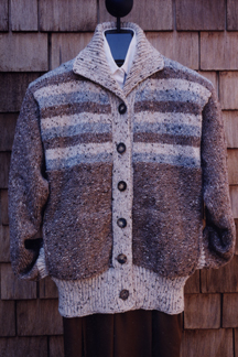 Striped Bulky Jacket – MS 113       